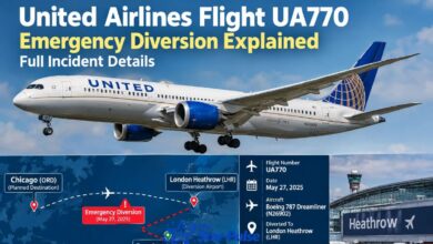 United Airlines Flight UA770 Emergency Diversion